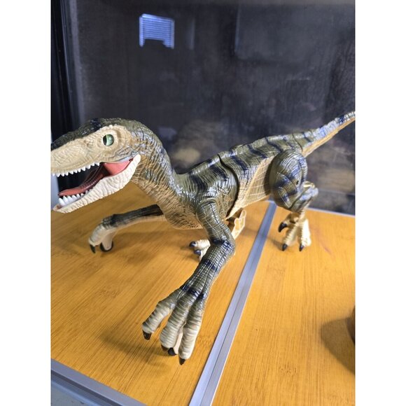 Jurassic Dinosaur Toys Remote Control Dinosaur RC Realistic Raptor Velociraptor - Picture 8 of 11